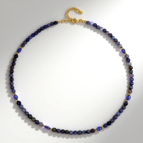 Collana in argento con Tanzanite