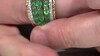 Zilveren ring met Zambia-smaragdstenen (Gems en Vogue)