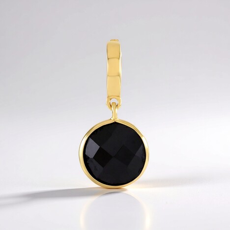 Ciondolo in argento con Spinello Nero
