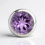 Ciondolo in argento con Ametista (MONOSONO COLLECTION)