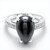 Anello in argento con Ematite Nera