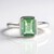 Anello in argento con Fluorite Verde
