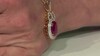 Colgante en plata con Zafiro rosa de Madagascar