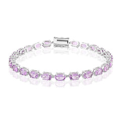 Bracciale in argento con Ametista
