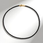 Collana in argento con Spinello Nero