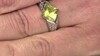 Zilveren ring met een Ouro Verde kwarts (de Melo Essence)