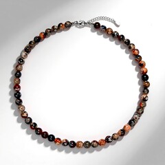 Collana in argento con Agata della Mongolia