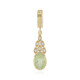 Pendentif en argent et Grenat vert menthe de Merelani