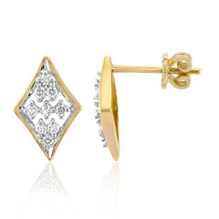 Gouden oorbellen met VVS1 Diamanten (G)