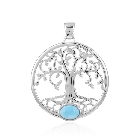 Colgante en plata con Larimar