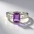 Anello in argento con Ametista