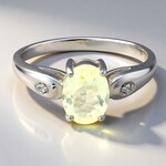 Anello in argento con Ortoclasio