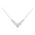 White Topaz Silver Necklace