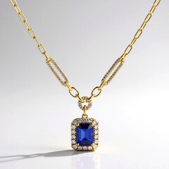 Collana in oro con Tanzanite AAA