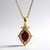 Collana in oro con Rubino Mozambico AAA (CIRARI)