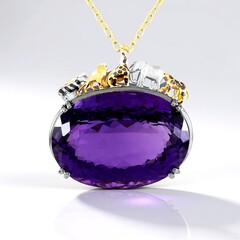 Collana in argento con Ametista