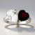 Anello in argento con Topazio Bianco