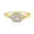 SI1 (G) Diamant-Goldring (Annette)