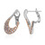 14K I1 Pink Diamond Gold Earrings (CIRARI)