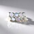 Anello in argento con Pietra di Luna Blu (KM by Juwelo)