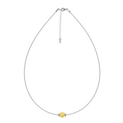 Milky Baltic Amber Silver Necklace