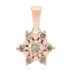 SI1 Argyle-Rose de France-Brillant-Goldanhänger (Annette)