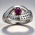 Anello in argento con Rubino Bemainty (SAELOCANA)