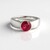 Anello in argento con Zaffiro Rosa del Madagascar (de Melo Essence)