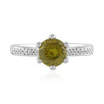 Bague en argent et Sphène