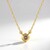 Collana in argento con Diamante Champagne I3 (de Melo)