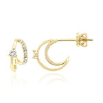 Boucles d'oreilles en or et Diamant SI1 (G) (Annette)