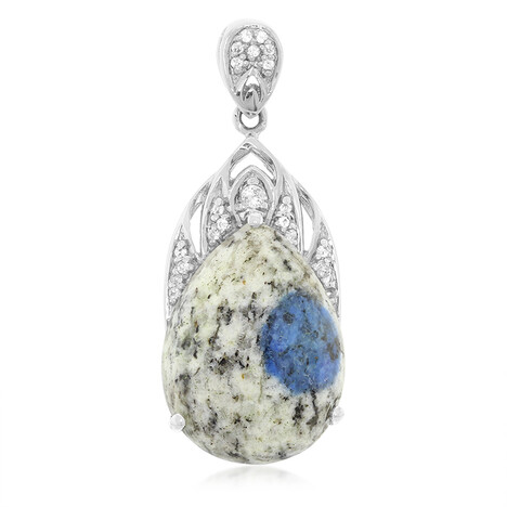 Pendentif en argent et Azurite du K2
