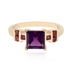 Anillo en oro con Amatista de Siberia (Adela Gold)