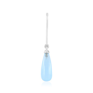 Pendentif en argent et Onyx bleu (MONOSONO COLLECTION)