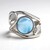 Anello in argento con Larimar