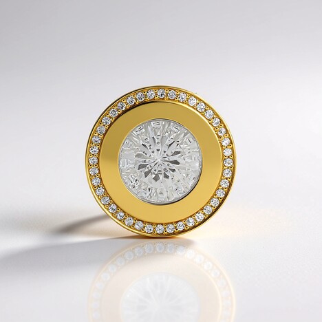 Ciondolo in argento con Quarzo Bianco