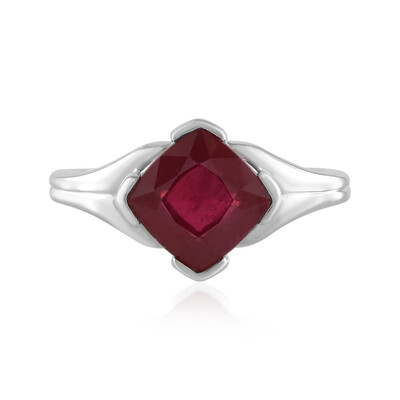 Bemainty Ruby Silver Ring