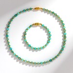 Parure en argent et Amazonite (Riya)