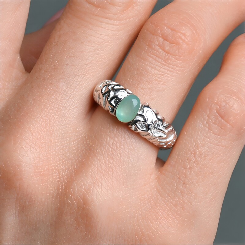 Grandidierit-Silberring (SAELOCANA)