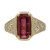 14K Pink Tourmaline Gold Ring (CIRARI)