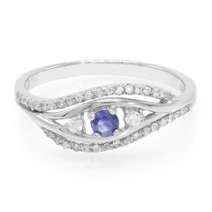 Bague en argent et Saphir de Kanchanaburi