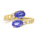 AAA-Tansanit-Goldring (CIRARI)