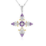 Collar en plata con Zircón (Dallas Prince Designs)