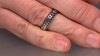 Anillo en plata con Diamante azul rey