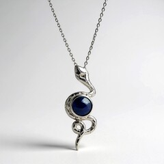 Collana in argento con Gemma