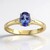 Anello in oro con Tanzanite AAA