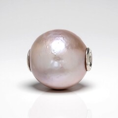 Charm in argento con Perla d'Acqua Dolce Porpora (MONOSONO COLLECTION)