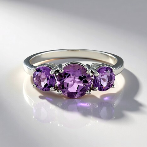 Anello in argento con Quarzo Azur