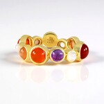 Anello in argento con Corniola (KM by Juwelo)