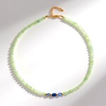 Collana in argento con Cianite del Nepal